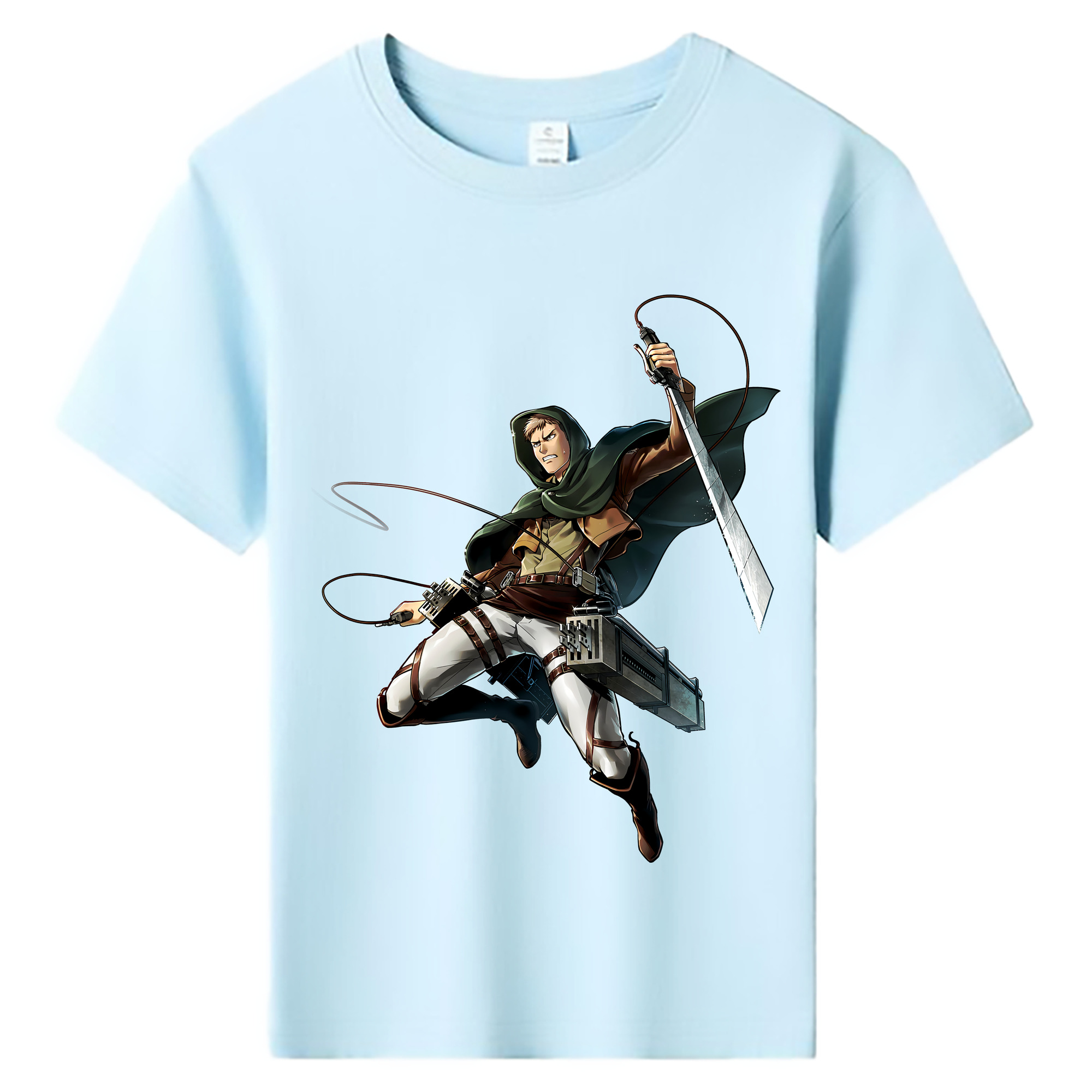 （画像用） 進撃の巨人 Attack on Titan 綿100％キッズTシャツ（フロントプリント）
